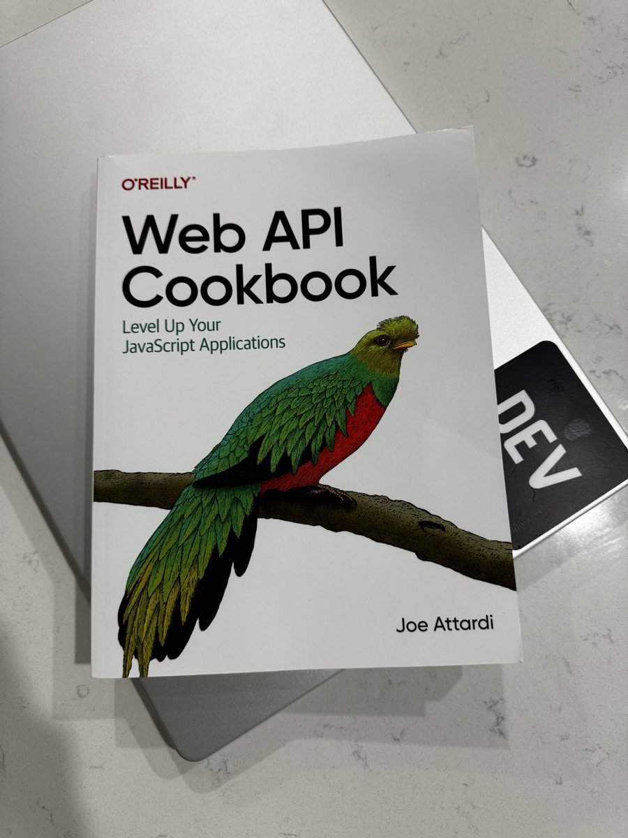 Big thanks to <a href="/JoeAttardi/">Joe Attardi</a> for the book. Look forward to seeing what you cooked up with this one.