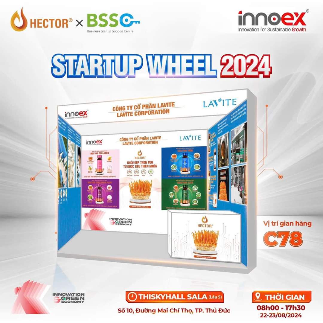 haquyen82's tweet photo. 🌟 Lavite - Hector Tiếp Tục Đồng Hành Cùng Startup Wheel 2024 🌟
#Lavite #Hector #Innoex #Startupwheel #BSSC https://t.co/E0C6GKxaJD
