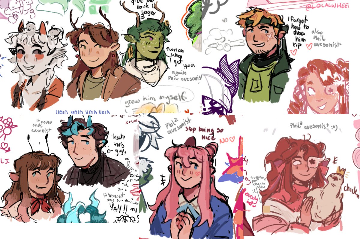 friendfilp's tweet photo. doodle comp from cherris magma https://t.co/VWSZwWqoRZ