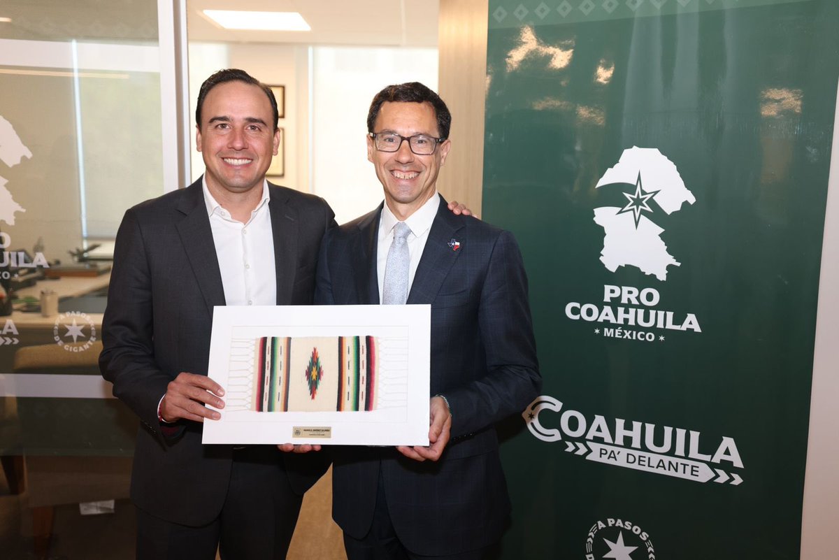 manolojim's tweet photo. ¡Seguimos capitalizando al máximo el nearshoring! Desde #Austin inauguramos la oficina de operación económica #ProCoahuila con la que fortaleceremos la gestión y promoción en #Texas y #EstadosUnidos para atraer más  inversiones y turistas a #Coahuila (1/2) https://t.co/GnkNfYjjJq