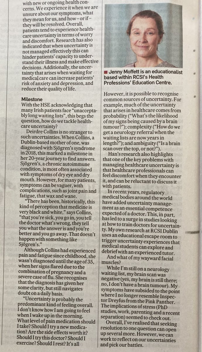 Sjögren's Ireland tweet media