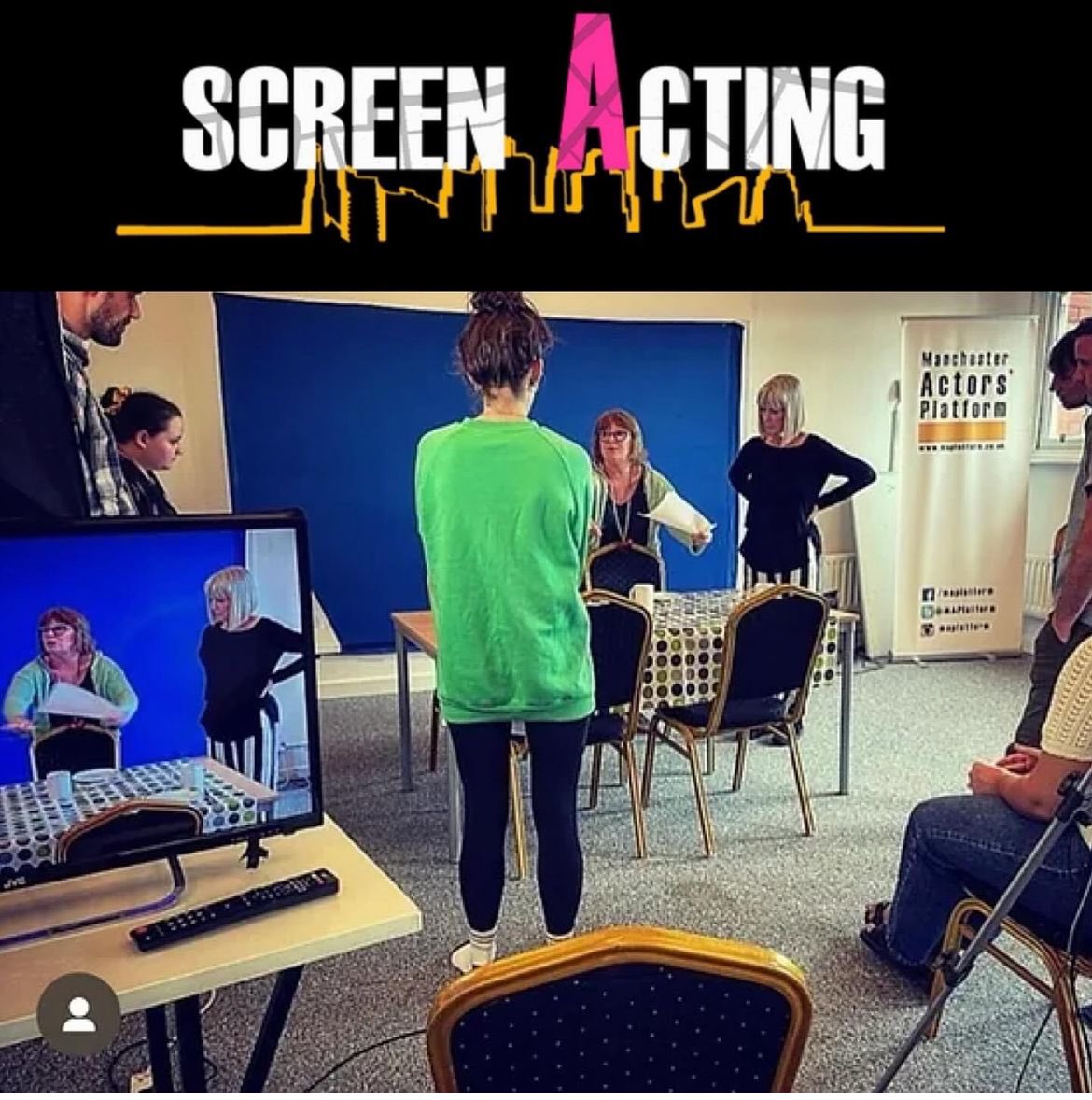 Studio53two's tweet photo. 🎬 New Screen Acting Class🎬

 Run by the wonderful @karenhenthorna1 beginning on 22nd October!

8 weeks every Tuesday from 5.30-9.30

Covers all the essentials any Screen Actor needs to know and more!

https://t.co/Ej4qMZWLi8 https://t.co/Bqy3BEYlvs