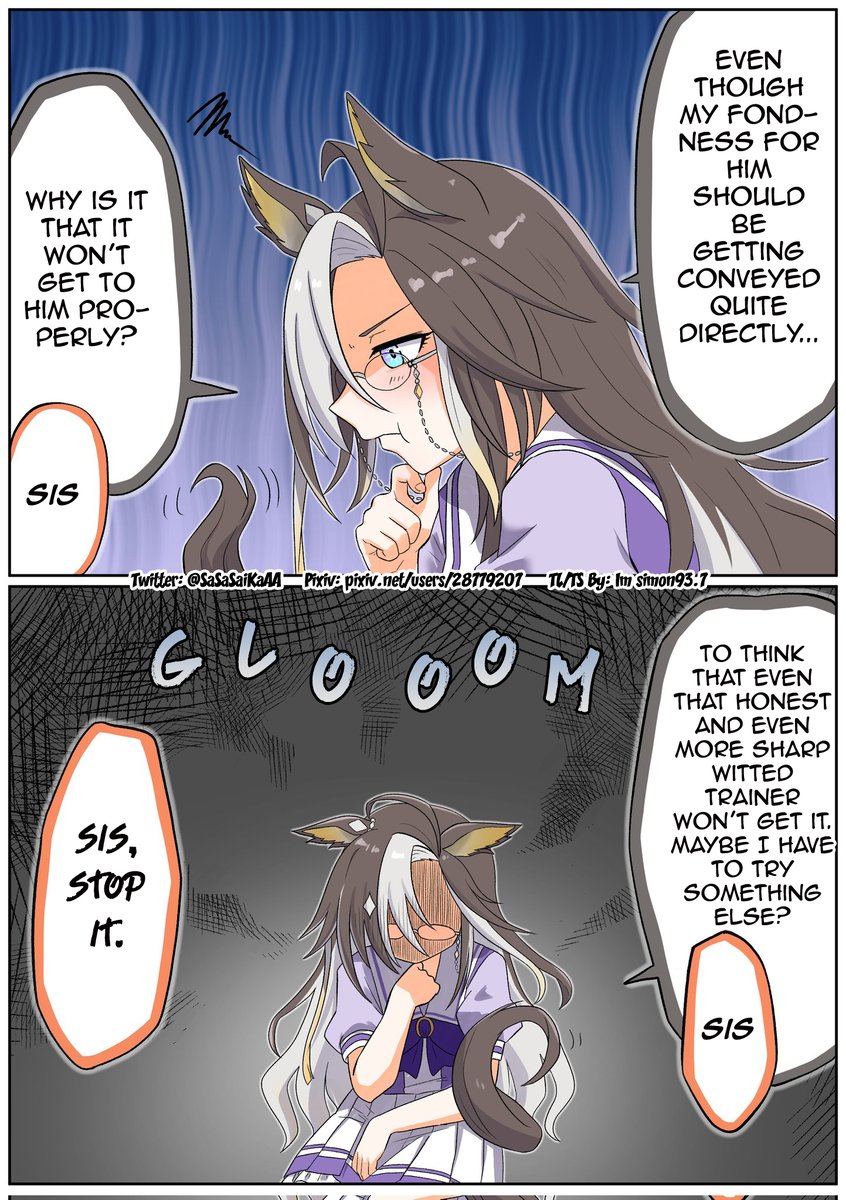 Dream Journey trouble by how to get through her trainer. Maybe