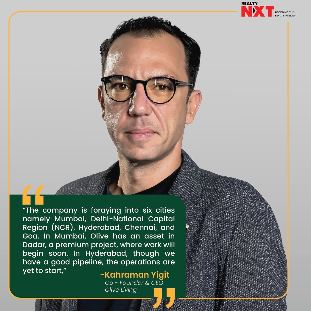 RealtyNXT's tweet photo. #News | #OliveByEmbassy will launch a #FranchiseModel next year, aiming for 100,000 keys by 2030. Expansion targets Tier-II/III cities &amp; #InternationalPartnerships.

#RealtyNXT #Hospitality #CoLiving #RealEstate #ExpansionPlans #Tier2Cities #EmbassyGroup @TheEmbassyGroup https://t.co/u8gJEhyWlX