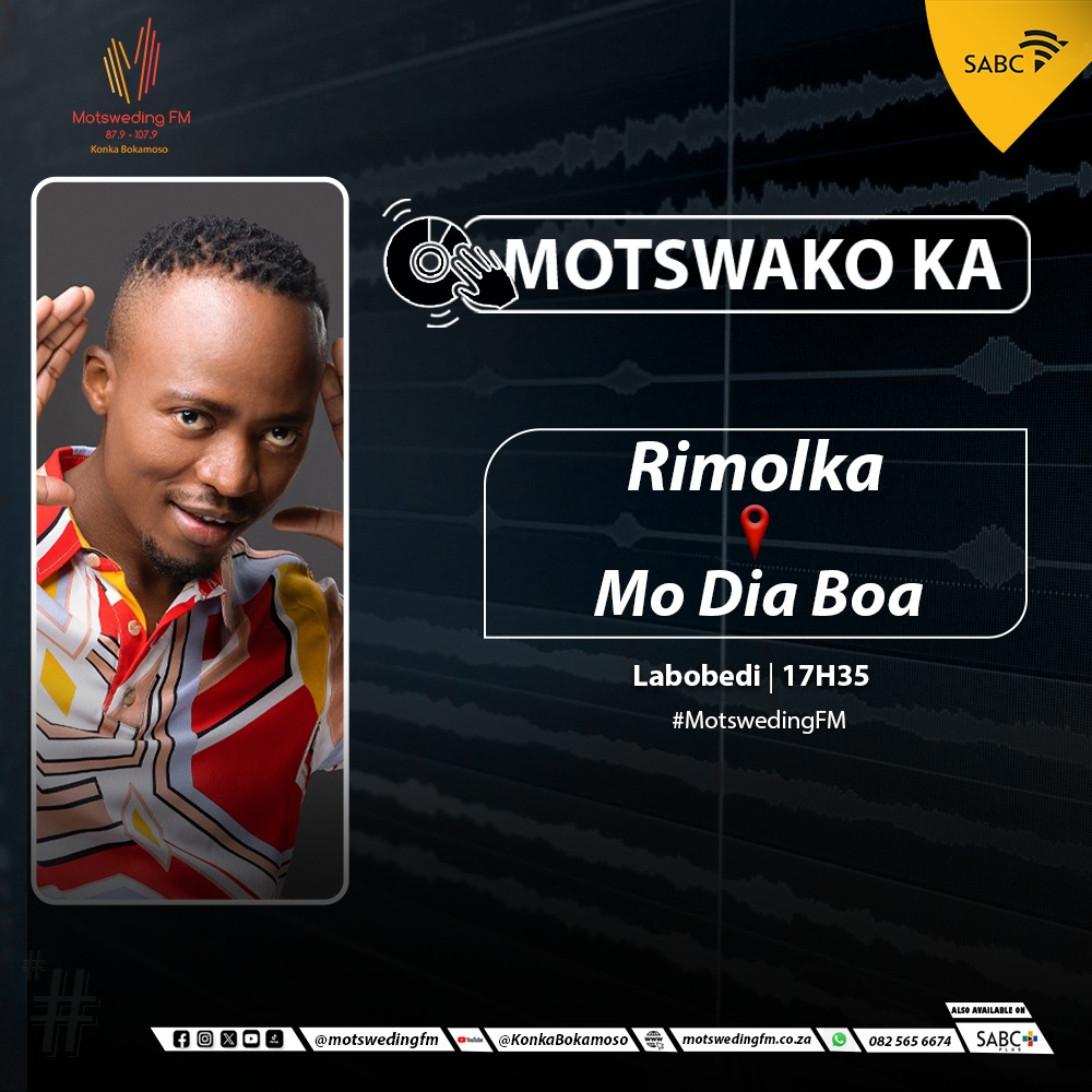 #DiaBoa le
Nelly : Obonye WA Motshwening Moruri
LTK
Swanky
Refilwe Fiffy-M Mogomotsi
📷: 082 565 6674
📷: motswedingfm.co.za
SABC +: sabcplus.com
#MotswedingFM