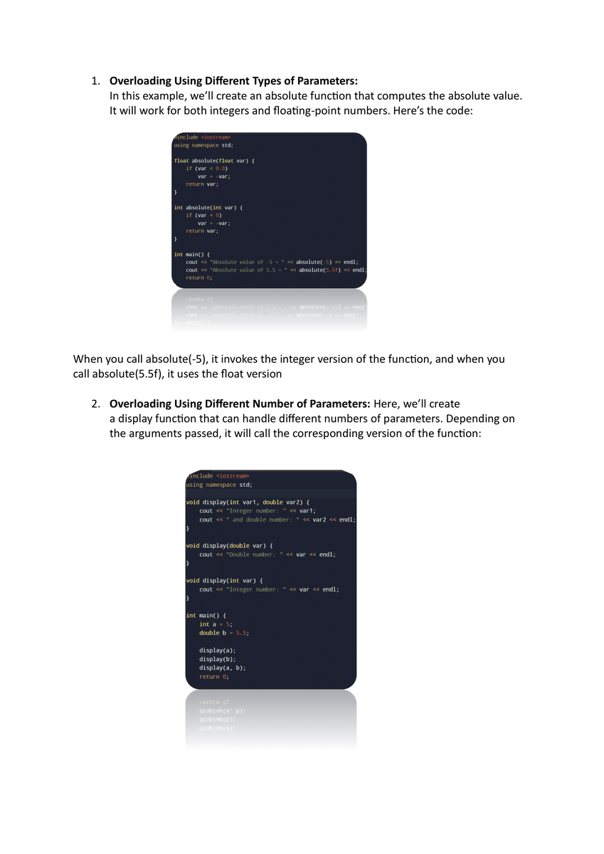 TechHarshal's tweet image. 📚 Day 17 of learning C++ programming language 💻
Today’s learning progress:
- Functions Overloading
- Concepts
- Examples
Today's Notes are Given
#day17 #100dayscodechallenge #coding #softwere #codinglife #Cpp #twitter