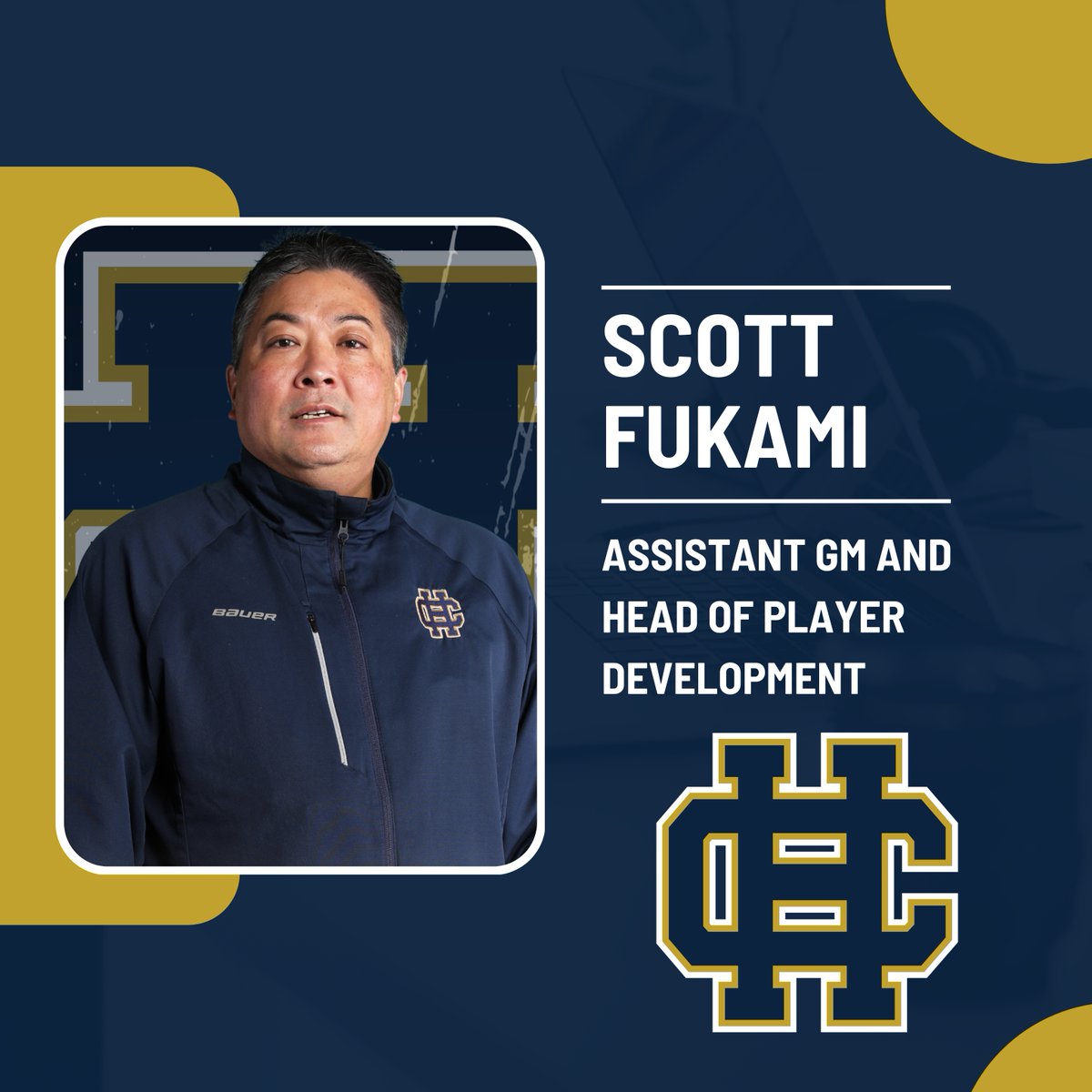 chacalgary's tweet photo. We’re proud to announce Scott Fukami is returning to CIHA in 2024-25 as our assistant general manager and head of player development! His playing career saw him make stops in the WHL, Sweden, Japan, and the U of C! https://t.co/yjrnoQMEhQ