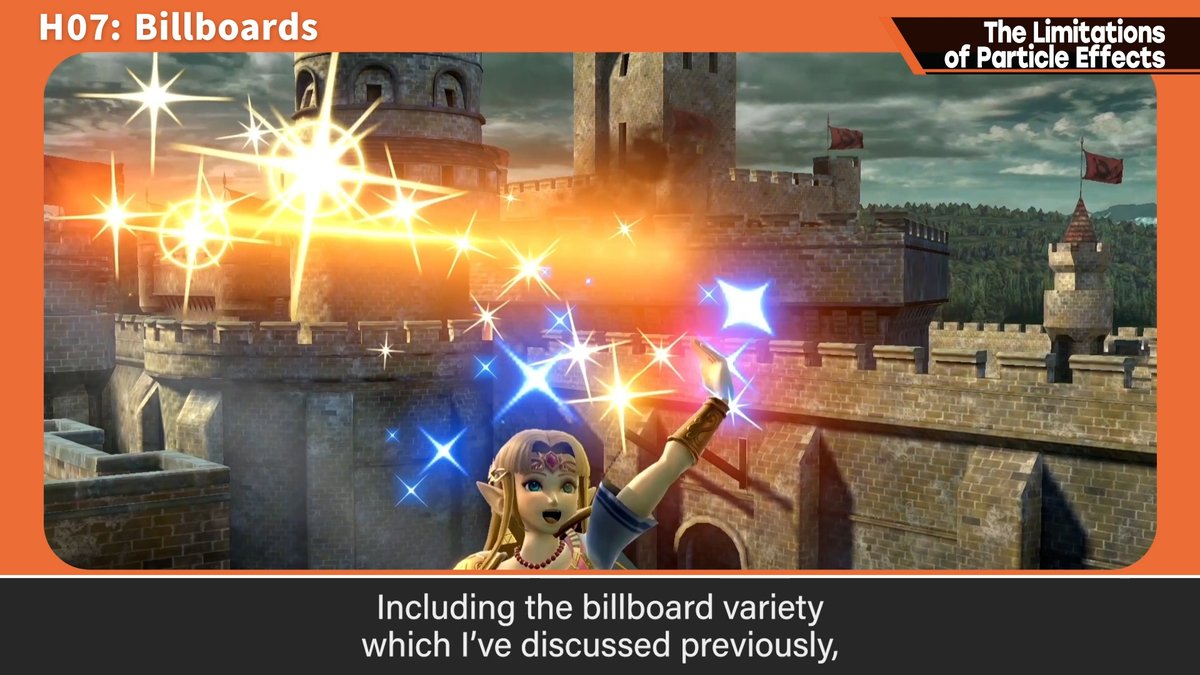 Sora_Sakurai's tweet image. youtu.be/jAQv4PTQvQE
[The Limitations of Particle Effects]
Particles are a type of effect which scatter outward in large quantities. You&apos;ll often want to display lots of these particles, but that can be easier said than done.

By the way, this is the final video in the Effects…