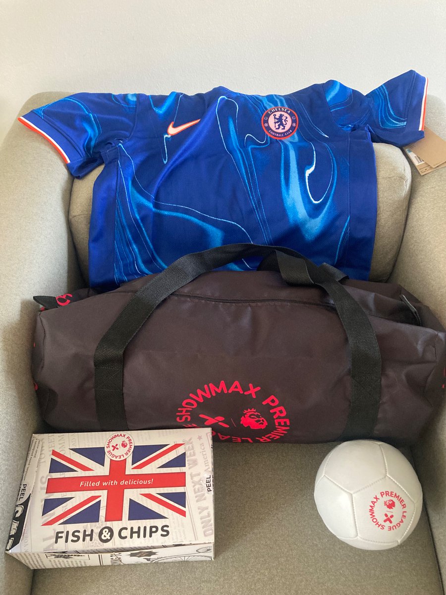 Just received my <a href="/ShowmaxOnline/">Showmax South Africa</a> goodie bag and can’t wait for the new season, which for <a href="/ChelseaFC/">Chelsea FC</a> only starts after the Man City game. @ShowmaxSport