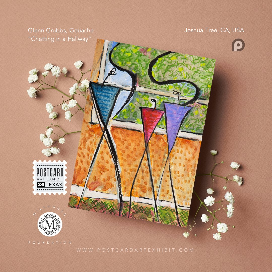 POSTCARD ART EXHIBIT - Art for a Cause ๐ ๐จ (@paeartforacause) on Twitter photo This lovely art card arrived in support of @millhousemck - This year we are about artists supporting artists in #postcardartexhibit24! Thank you, Glenn Grubbs <a href="/grubbsartist/">Glenn Grubbs</a> Follow @millhousemck #postcardartexhibit #artistssupportingartists #artforacause #artistshelpingartists This lovely art card arrived in support of @millhousemck - This year we are about artists supporting artists in #postcardartexhibit24! Thank you, Glenn Grubbs <a href="/grubbsartist/">Glenn Grubbs</a> Follow @millhousemck #postcardartexhibit #artistssupportingartists #artforacause #artistshelpingartists