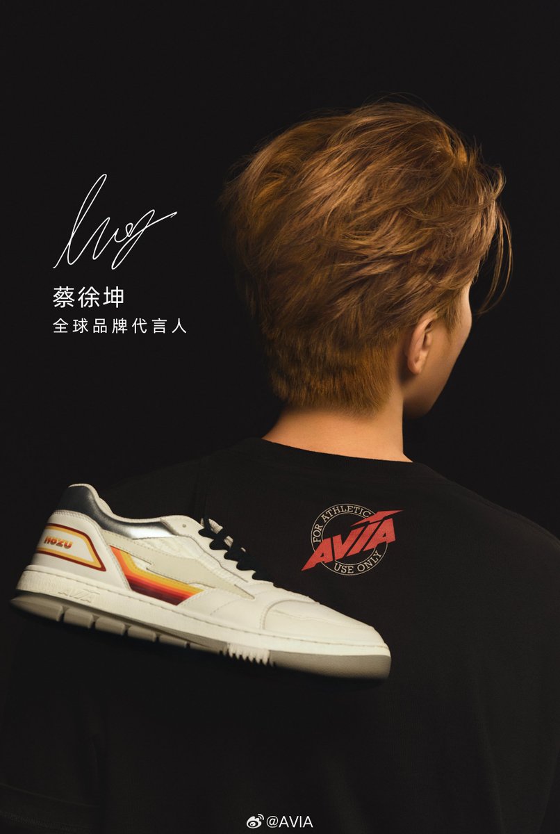 AlwaysCaiXukun's tweet photo. 240820 AVIA officially announces Global Ambassador Cai Xukun 

#CaiXukun #蔡徐坤 #KUNxAVIA https://t.co/FDp2kMYN6C
