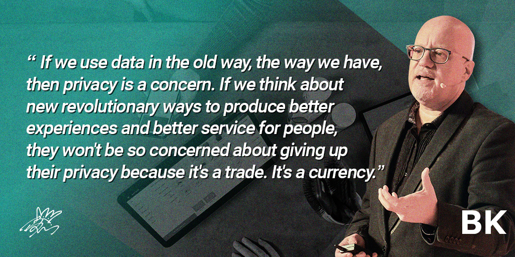 BrettKing's tweet photo. Privacy as currency? When we rethink data usage, we can offer people better services in exchange for their trust. #DataEconomy #TechInnovation #PrivacyTradeoff https://t.co/cmRmQwWORj