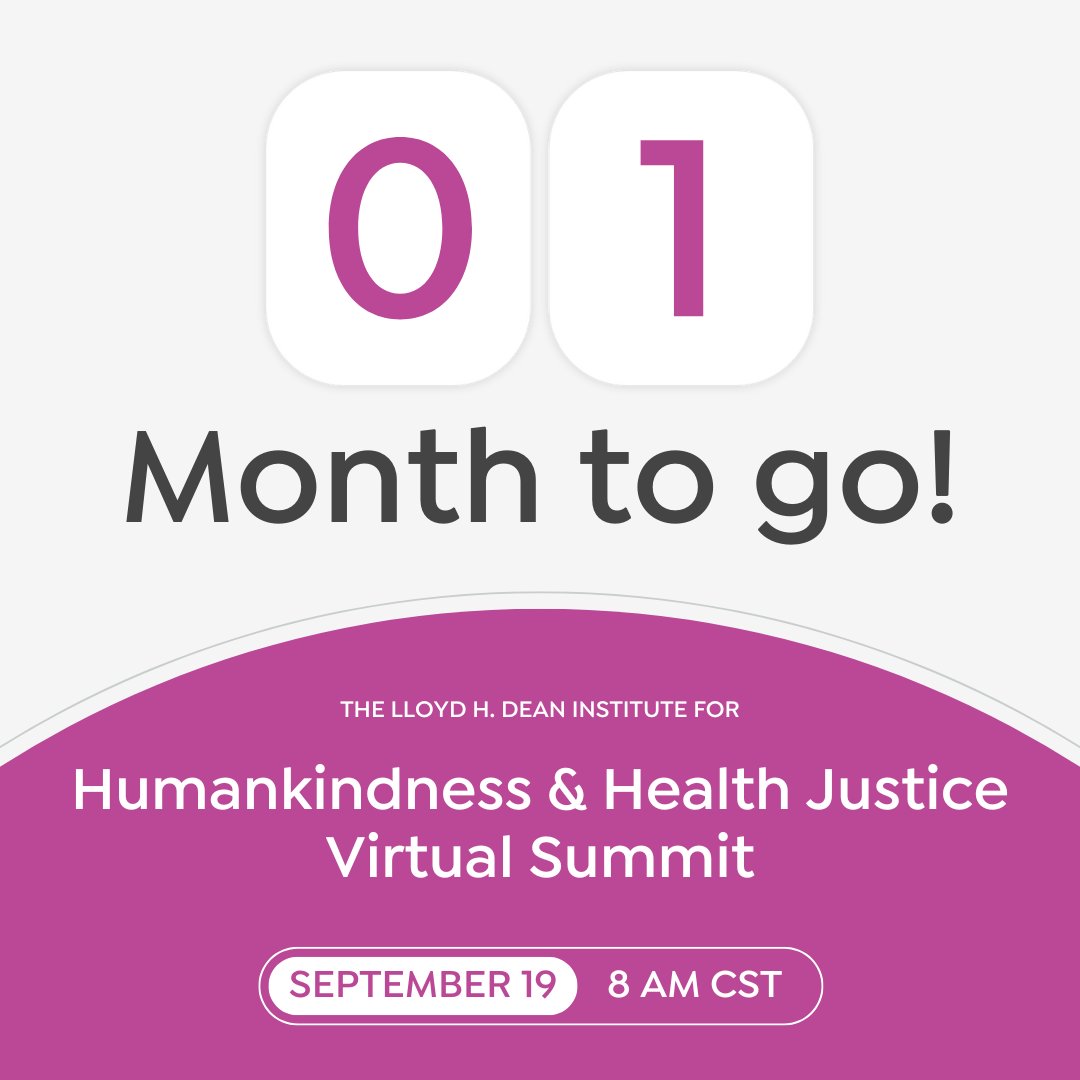 The final countdown begins! Just 1 month until the Humankindness &amp; Health Justice Virtual Summit. Get ready for an unforgettable experience.#HumankindnessSummit2024 #LHDISummit #VirtualEvent #Registernow #Hellohumankindness