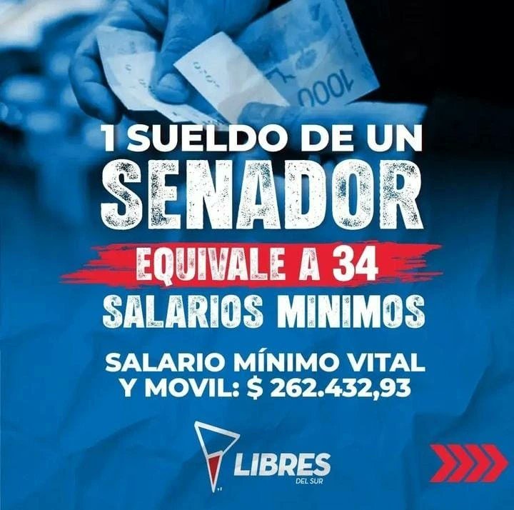 LDSJujuy's tweet photo. 🚨 ¡Indignante! Milei vetó el aumento para los jubilados, pero tiene la facultad de hacer lo mismo con el aumento a senadores y no lo hace. Este aumento es una traición al pueblo argentino. ¡Es otro mamarracho de la casta política! 💔🇦🇷

#LibresDelSur #Jujuy #PolíticaArgentina https://t.co/qiuKwY9HSg