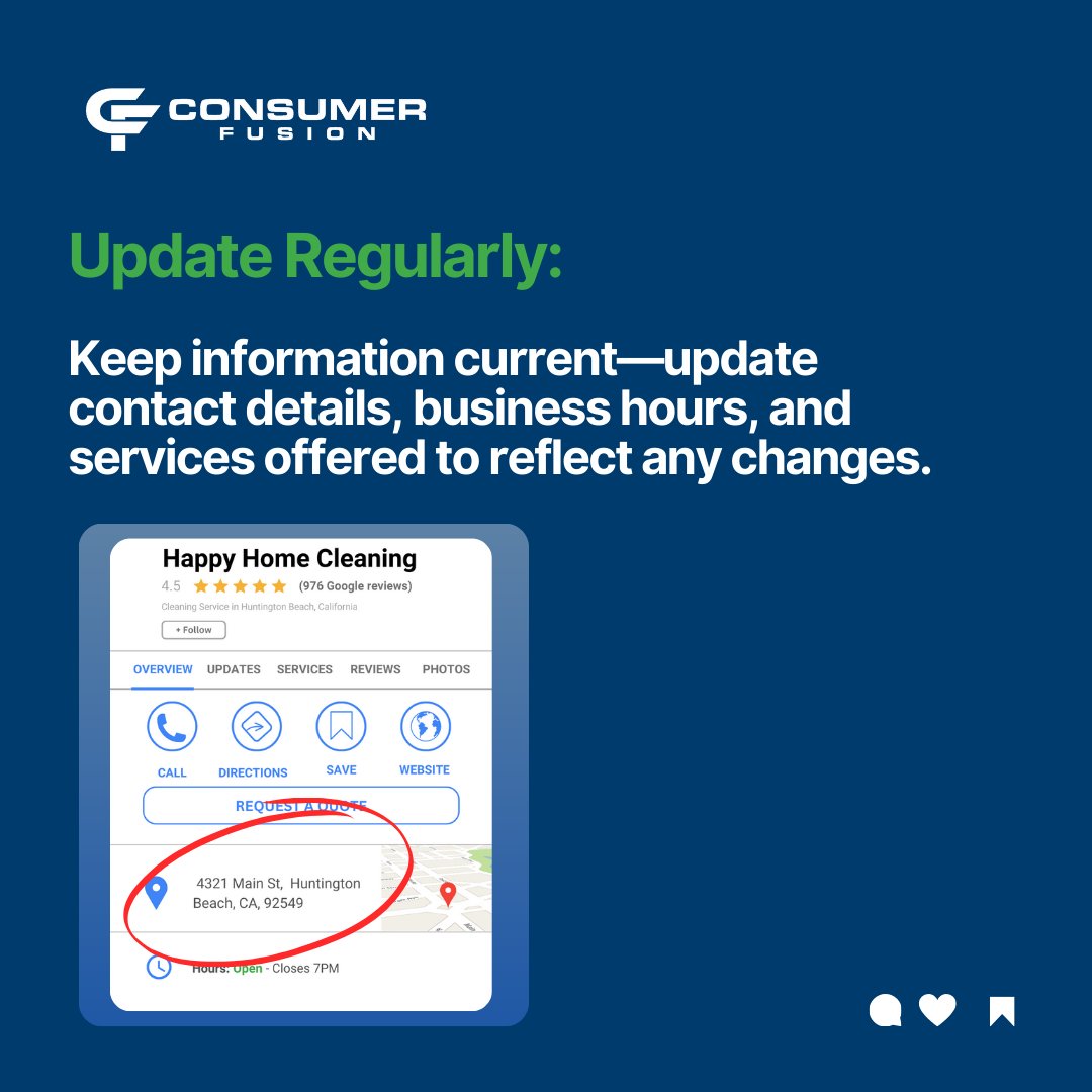 ConsumerFusion's tweet image. Your business&apos;s online presence starts with local directories.
Stay protected, stay visible, and keep customers coming back. 📍🔍
Learn More: go.consumerfusion.com/l/1006952/2024…
 #LocalDirectories #OnlineVisibility #ConsumerFusion