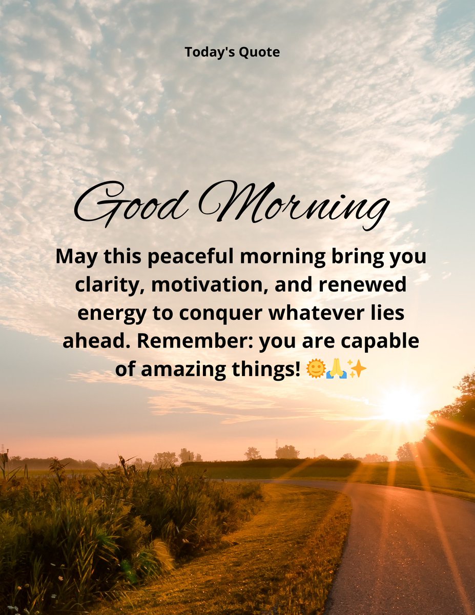 martymillionz's tweet image. May your morning start your day off great. #Motivation