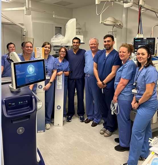 Congratulations to Beaumont Cardiology Team (below) who have completed the first Pulse Field Ablation PVI treatment in a public hospital. A huge achievement and an incredible step forward for the treatment of atrial fibrillation patients in Ireland. #BostonScientific #Farapulse