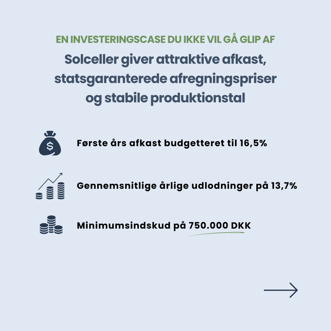 EstatePartner_'s tweet image. Har du overvejet at investere i solceller? Så er vores aktuelle projekt i Grækenland en enestående mulighed. Her får du 16,5% i statsgaranteret afkast allerede i 2025, og årlige udlodninger de næste 20 år. Download prospektet og se det budgetterede afkast her:…