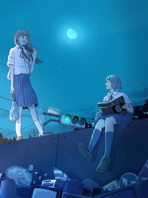 #クリエイターさんの夜っぽい作品が見たい 