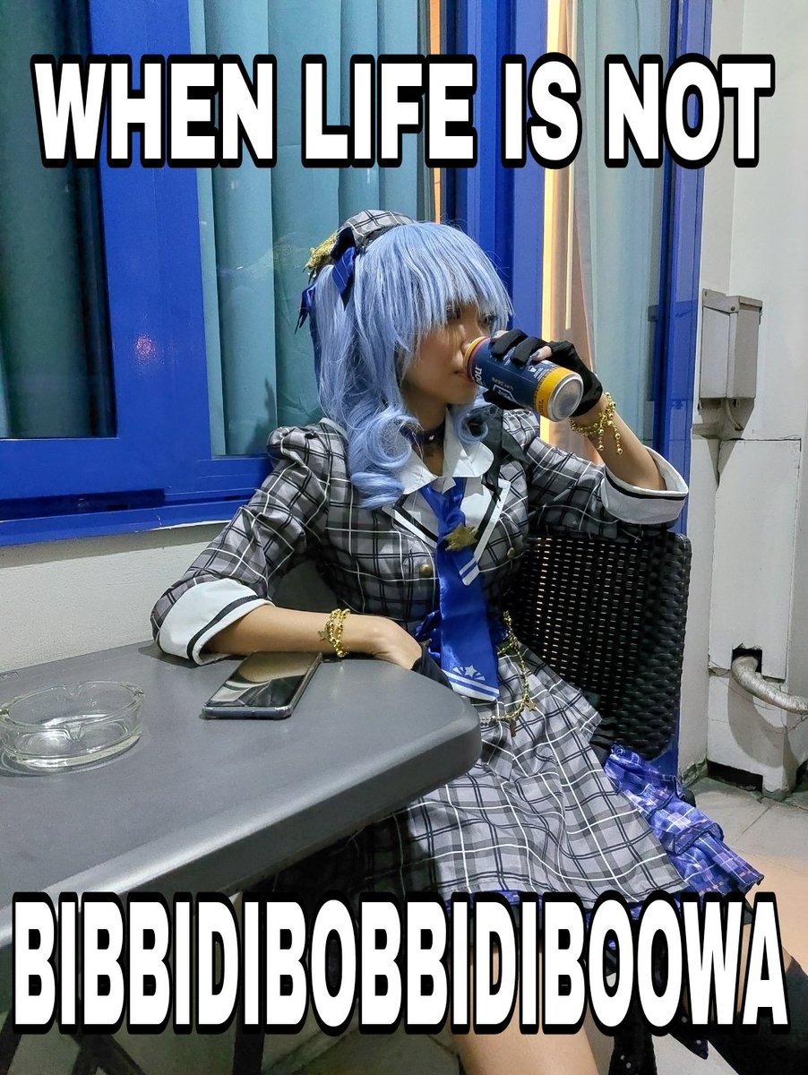 hoshiieteyo's tweet photo. ✨️ COS ✨️

When life is not so
✨️ 𝓫𝓲𝓫𝓫𝓲𝓭𝓲𝓫𝓸𝓫𝓫𝓲𝓭𝓲𝓫𝓸𝓸𝔀𝓪 ✨️
😔😔

Scrolling thru old pics and made this lol

#hoshimachisuisei #星街すいせい  #ビビデバ #ほしまちぎゃれりー https://t.co/JTIgo2mZlp