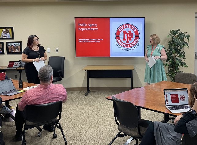 <a href="/EarlyEdCSCSHC/">Cheryl Rose</a> and <a href="/NewPalSpEdCoord/">Amber Franklin</a> reminded us of best practices for serving as PARs (public agency reps) this morning. Thank you for sharing your talents and expertise!! ♥️ <a href="/ginapleak/">Gina Pleak, Ph.D.</a> <a href="/GizziSarah/">Sarah Gizzi</a> <a href="/NewPalConnect/">Craig Smith</a> #newpalproud