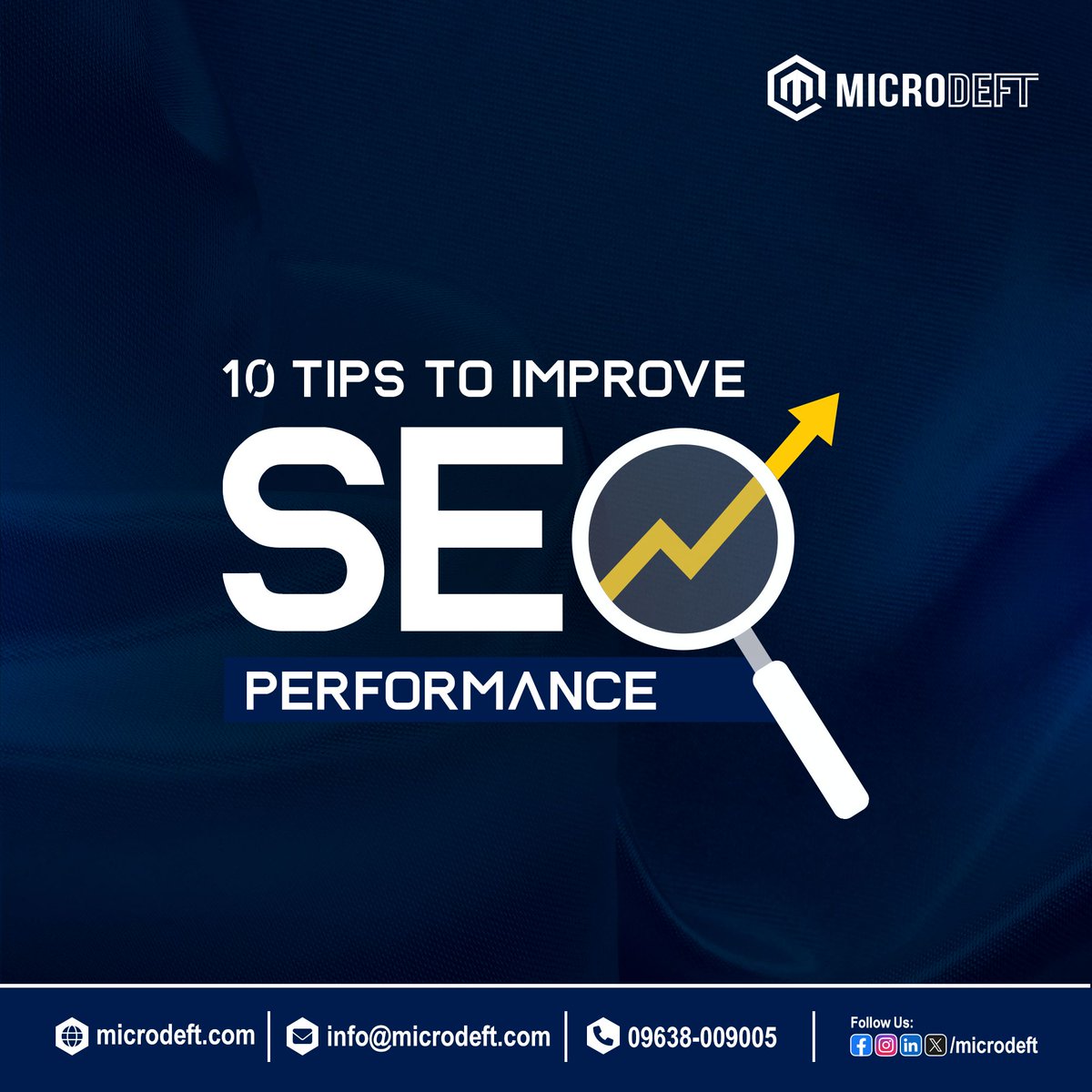 microdeft's tweet image. 10 Tips to improve SEO performance.
#digitalmarketing #SEO #microdeft