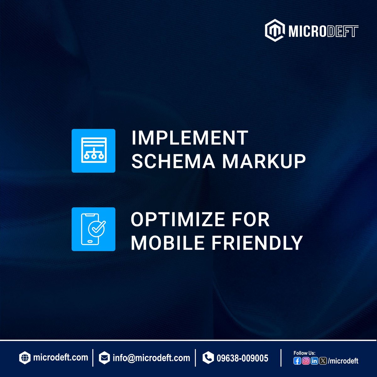 microdeft's tweet image. 10 Tips to improve SEO performance.
#digitalmarketing #SEO #microdeft