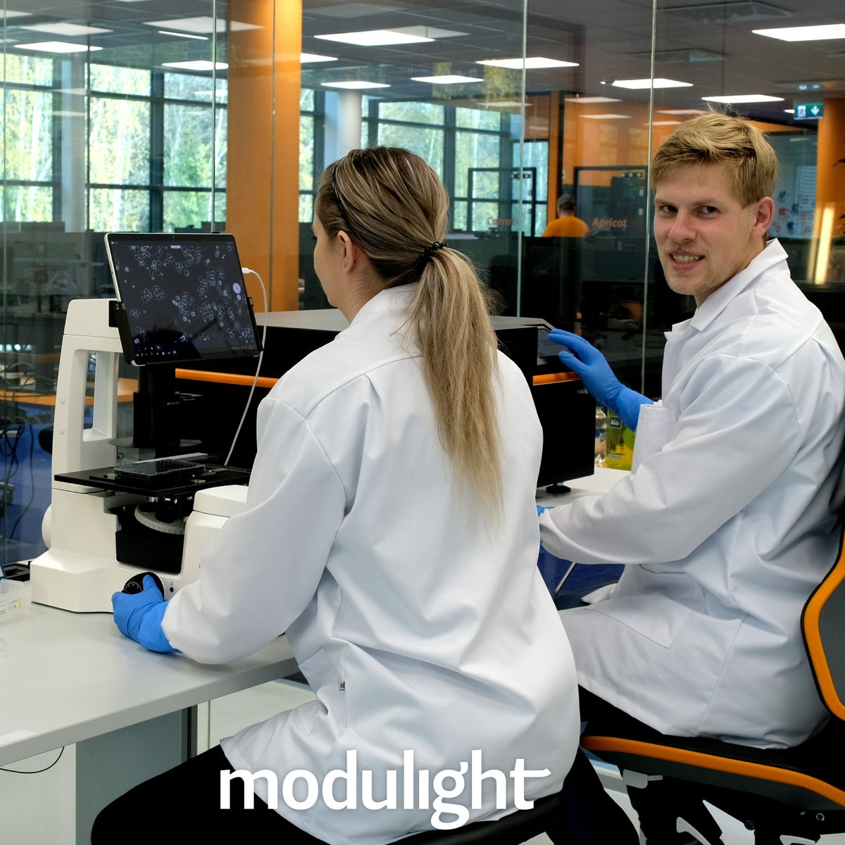 modulight's tweet photo. 🔬 Microscopy enables obtaining detailed images of cells, tissues, and microorganisms, facilitating the diagnosis and treatment of various diseases. Modulight's #ML6600 is a tailorable platform for microscopy applications, ensuring ultimate control and accuracy.
1/4 https://t.co/myJ2LKsoPN