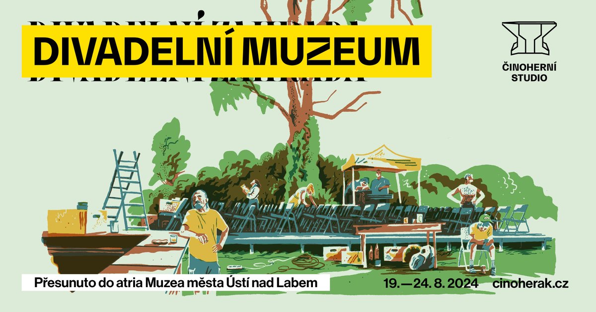 I dnes hrajeme v atriu Muzea města Ústí nad Labem. Pro vyprodané hlediště tam v rámci festivalu Divadelní zahrada (nově pojmenovaného jako Divadelní muzeum) uvedeme Jídelní vůz, inscenaci v rytmu jízdního řádu autora a režiséra @davidsiktanc