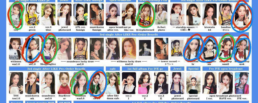 wts leeseo after like pobs #fanwts

album pc - free
pobs - rm5 each/$3 each
wm3 - rm10/$4 (prefer tie) 
br - rm10/$4 (prefer tie)

all - rm55/$20 (11 pcs) 

- exc local/mailing
- green = on hand 
- blue = not on hand
- wm rm8,em rm15
- stamped $2,tracked $5

#pasarive <a href="/PasarIve/">PASAR IVE</a>