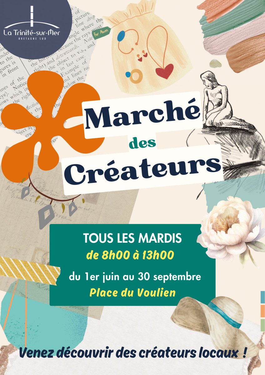 🖼️🎨 Envie de chiner, de vous faire plaisir ou bien à la recherche d'un cadeau.
 Venez rencontrer les artistes, artisans et créateurs tous les mardis de 8h à 13h sur la Place du Voulien. 

📆 Tous les mardis  

🕓 De 08h00 à 13h00 

📍 Place du… dlvr.it/TC8Fb0