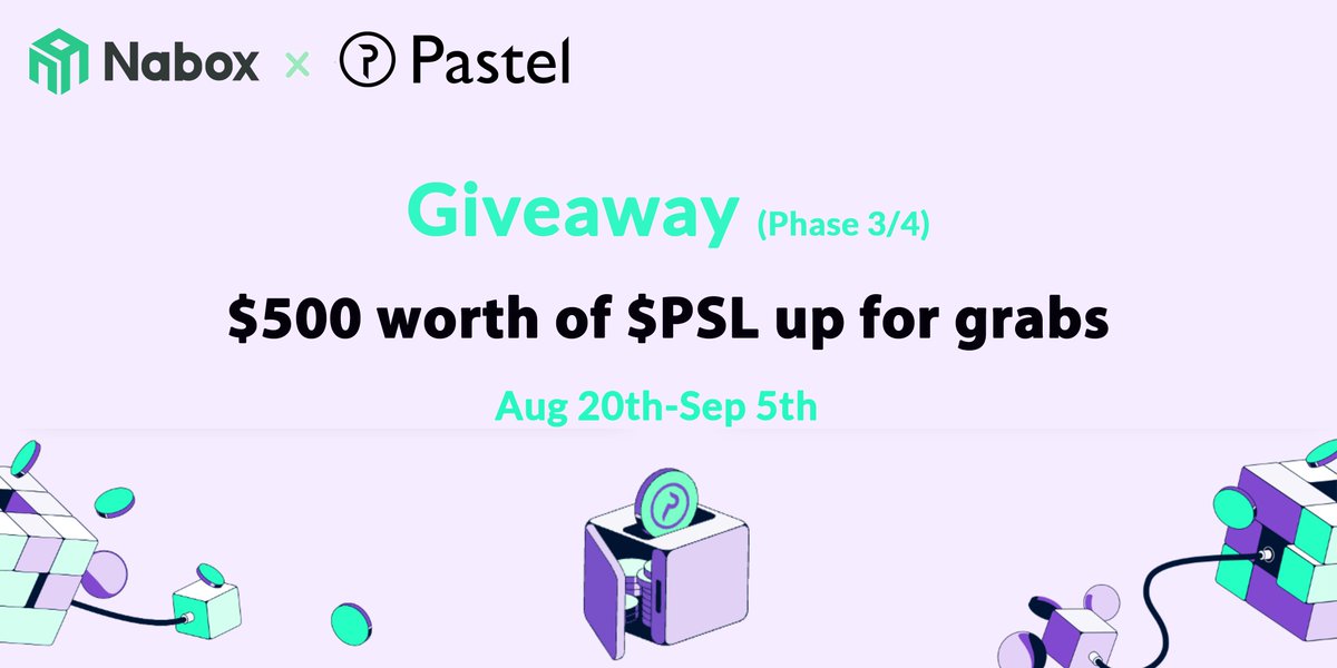 naboxwallet's tweet photo. 🚀 Nabox &amp; Pastel Network #Giveaway Round 3 live on Intract, win $500 $PSL 🔥 

🔹 Follow @NaboxWallet &amp; @PastelNetwork
🔹 Rt,❤️, Tag 3
🔹 Drop your Nabox Wallet Pastel address

- 10 winners from comments. 
- 40 winners via: https://t.co/gD5FTvK57M https://t.co/pDu4JIhZ9L