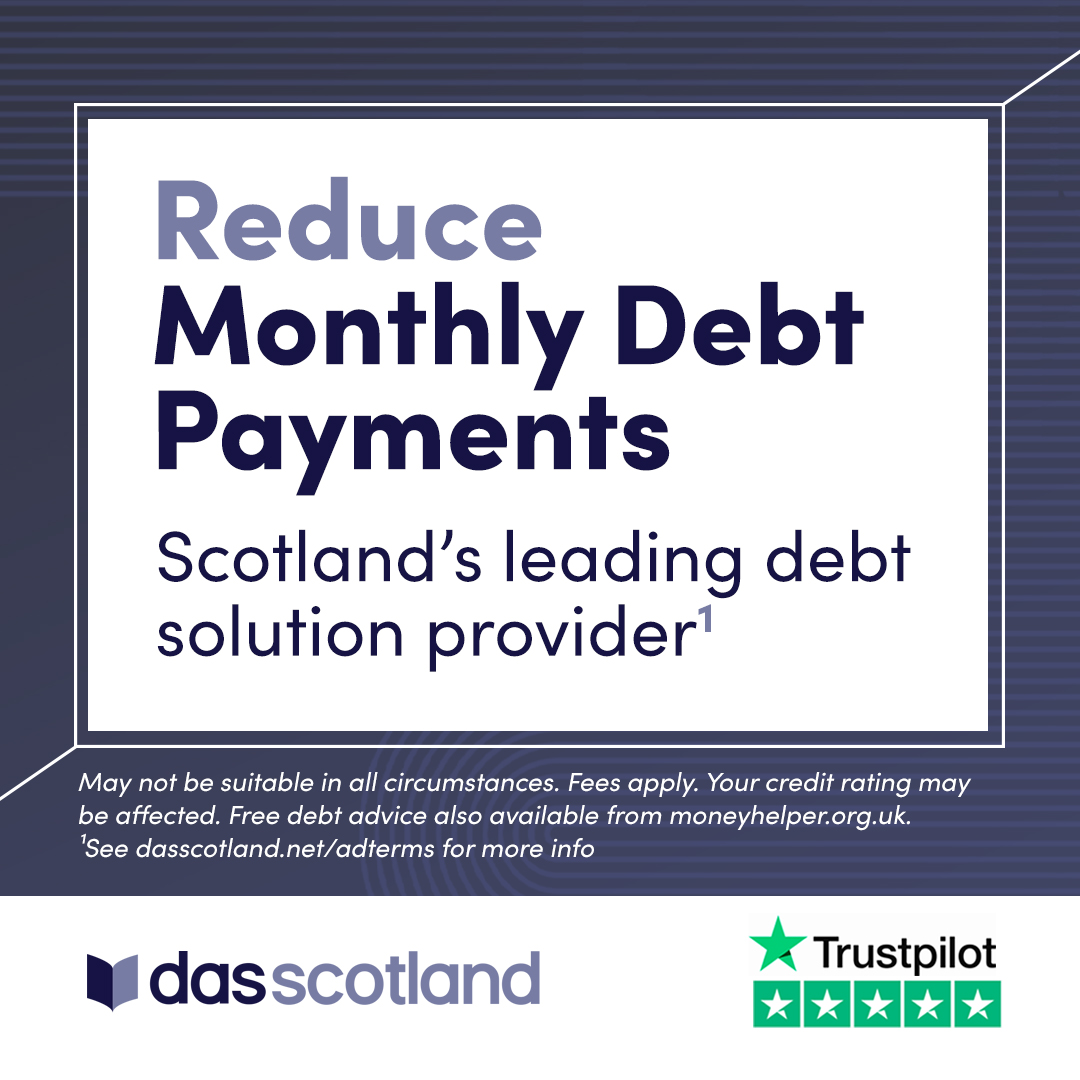 DASScotland's tweet photo. 🏴󠁧󠁢󠁳󠁣󠁴󠁿 Resident of Scotland and struggling with debt?

9️⃣9️⃣.8️⃣% of our proposed #DebtPaymentProgrammes (DPPs) under the #DebtArrangement scheme are approved by creditors*

Find out more about the pros and cons &amp; get debt advice today. 

*Sample size 1,839: Jan 2021-Dec 2023.