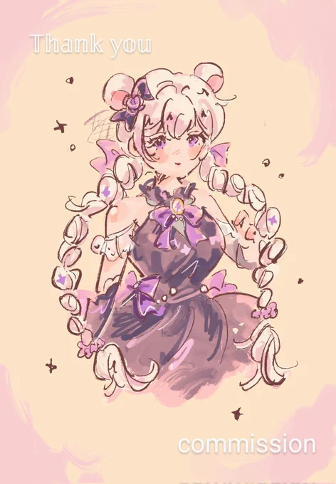 リクエストありがとうございました❁ くま耳のかわいい女の子でした౨ৎ #Skeb
