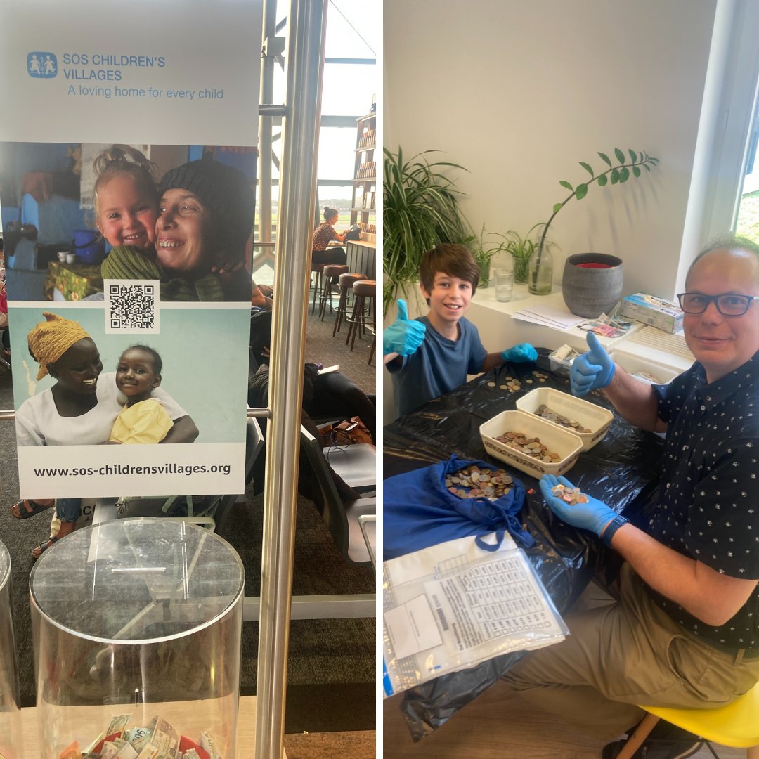 Ces 2 #bénévoles motivés viennent nous prêter main forte ! 👍 Leur mission : compter tous les dons déposés dans les urnes de <a href="/BrusselsAirport/">Brussels Airport</a>. Un travail rigoureux mais essentiel, car chaque centime contribue à faire une différence pour les enfants que nous soutenons.