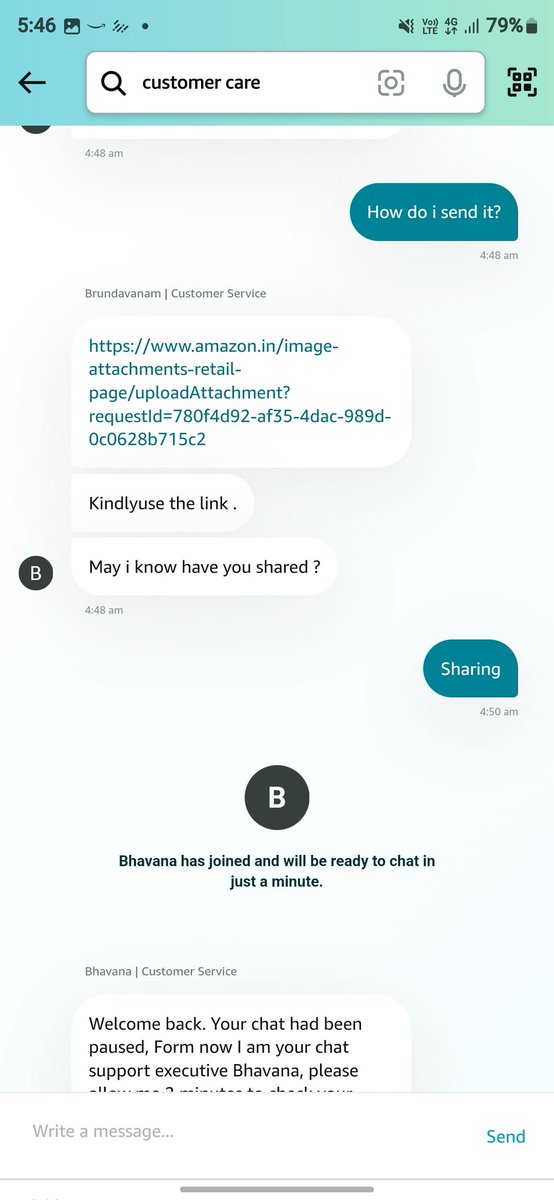saadsurve93's tweet photo. Pathetic service by @amazonIN , transferred 13 times in one chat. Still no resolution. @amazon @AmazonHelp https://t.co/ZCLYwHjuWw
