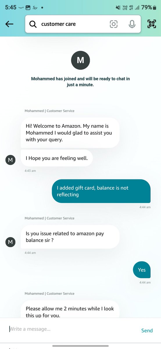 saadsurve93's tweet photo. Pathetic service by @amazonIN , transferred 13 times in one chat. Still no resolution. @amazon @AmazonHelp https://t.co/ZCLYwHjuWw
