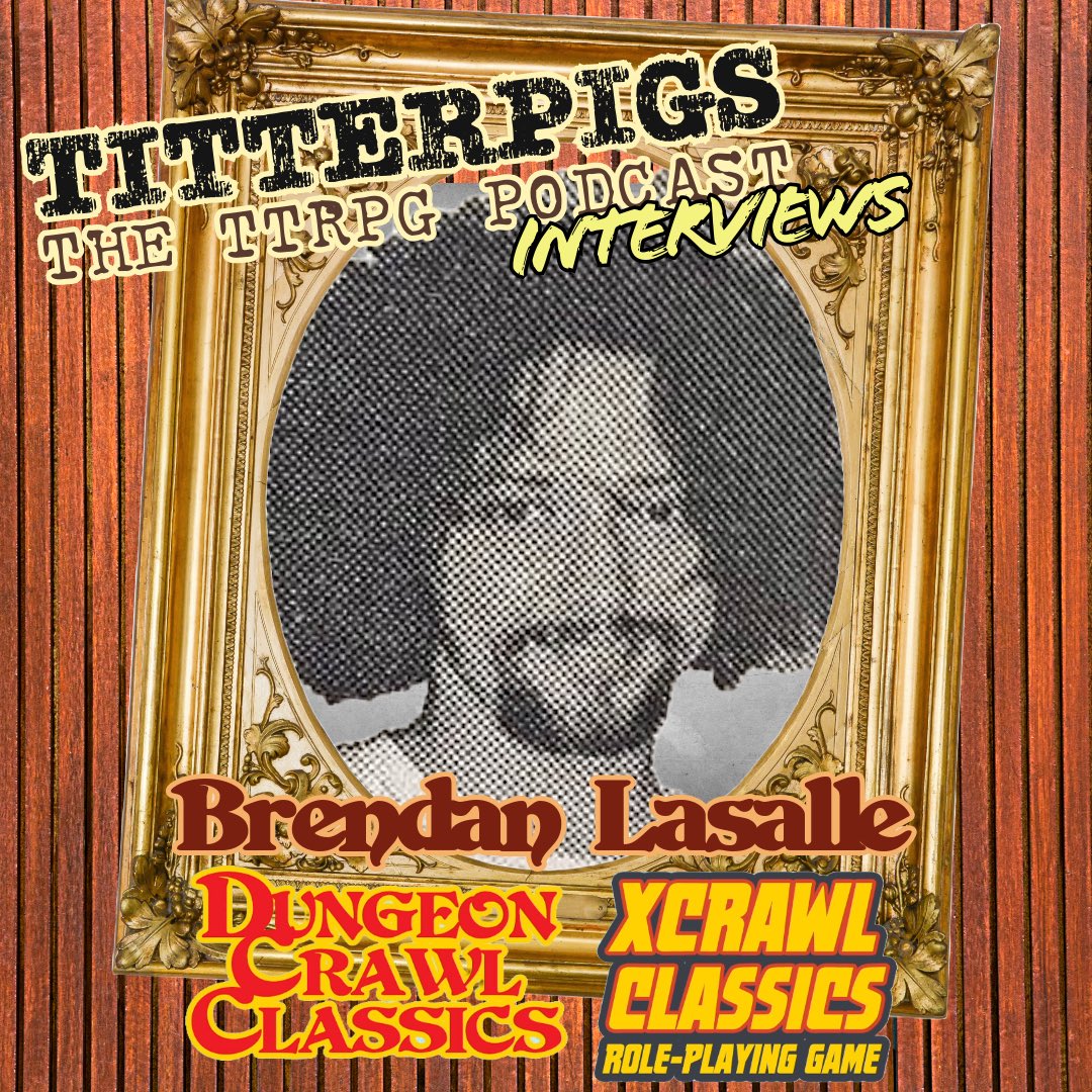 Titterpigs: The TTRPG Podcast (@titterpigs) on Twitter photo We will be interviewing the unparalleled Brendan LaSalle (seen pictured below) on Titterpigs: The TTRPG Podcast next week. If you have any questions for Brendan, drop them here or email us at titterpigspod@gmail.com 🤘🏻😜 We will be interviewing the unparalleled Brendan LaSalle (seen pictured below) on Titterpigs: The TTRPG Podcast next week. If you have any questions for Brendan, drop them here or email us at titterpigspod@gmail.com 🤘🏻😜