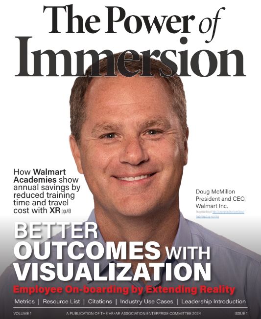vannmike's tweet photo. The Power of Immersion. Enterprises harness the power of immersive and AI technologies to drive measurable ROI. -  by the VRAR Association Enterprise Committee 2024

https://t.co/4tomJ5cQtw 

#XR #AR #VR #Immersive #ImmersiveTech #AI #GenAI #Training #L&amp;D #VRARA https://t.co/Ist9n3Gw1Y