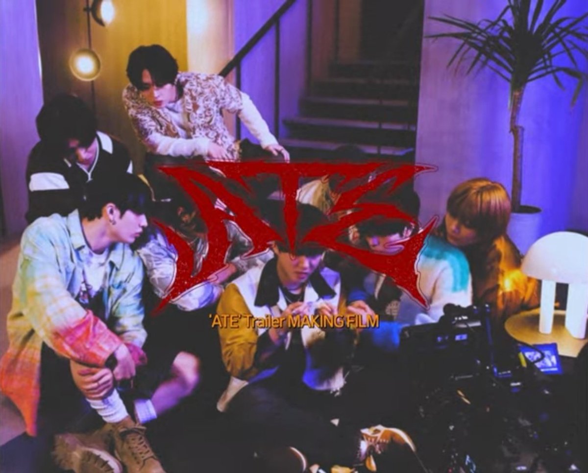 Something big is happening with the making of the “ATE” trailer. Across different sets, the members showcase their acting talents to impress Stays with our upcoming album. The excitement is off the charts. They can’t stop moving and chatting, thrilled about their upcoming