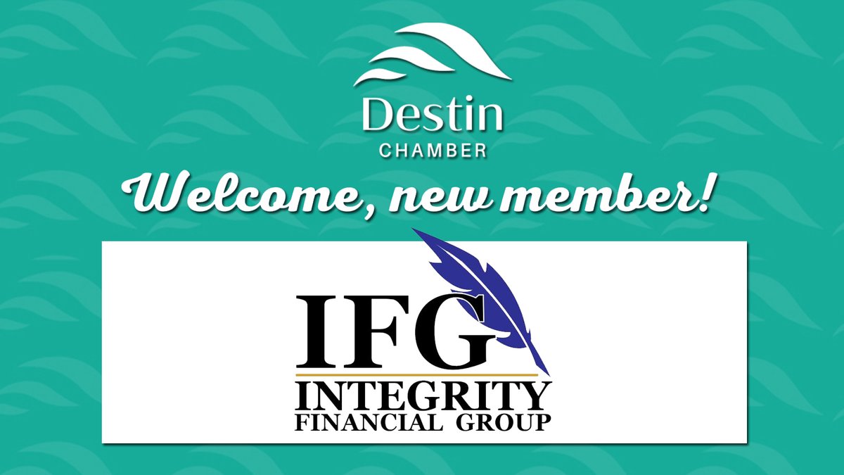 Welcome to Integrity Financial Group! Let Financial Planner Kyle Davis, ChFC, CAP, help you create a financial strategy to grow with your needs, whether planning for education, running a small business, planning for &amp; enjoying retirement, &amp; more. #DestinChamber #ChamberStrong