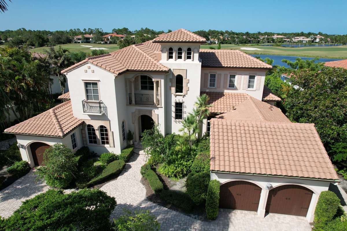 Roof replacement complete! This beautiful Boca Cream tile is the perfect finishing touch for this home.
#newroof #roofreplacement #newtile #newgutters #reroof #homeimprovement