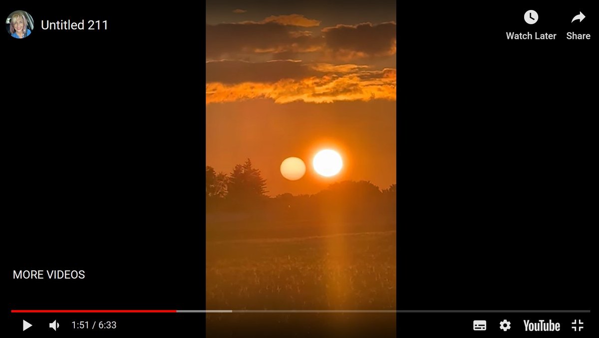 jconnor19662's tweet image. Screenshot from video below, Ohio USA,So is the Fake sun out of sync with the real sun or are there 2 suns? Seen an awful lot of pics and videos of this lately. Watch and decide for yourselves, 2 lens flares = 2 light sources
youtube.com/watch?v=RPmy9C…