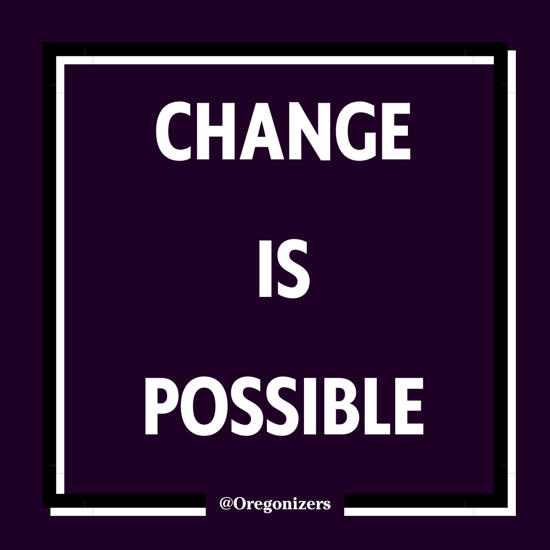 SisterDist_PDX's tweet image. Change is possible when we stand united in our fight for justice, equality, and democracy. Together, we can create a future that reflects our shared values and aspirations. #ChangeIsPossible