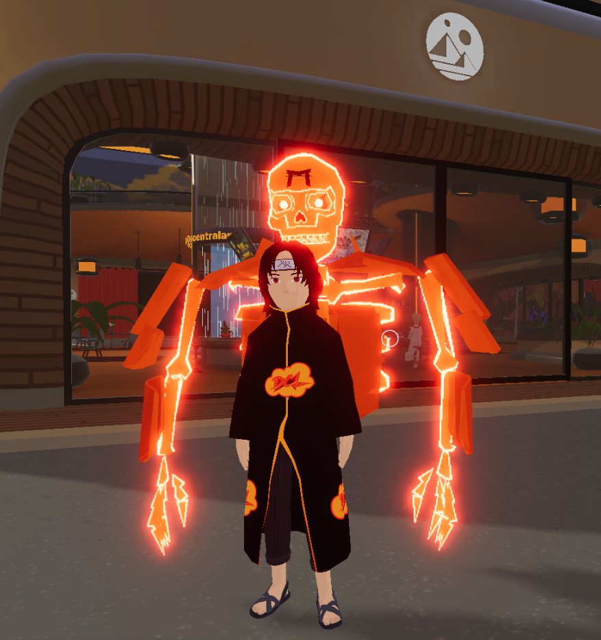 metaryuk's tweet image. Finally managed to mint this badass @decentraland  wearables for 666 $MANA! My Itachi is almost complete! Thanks to @MetaDojo for creating this!