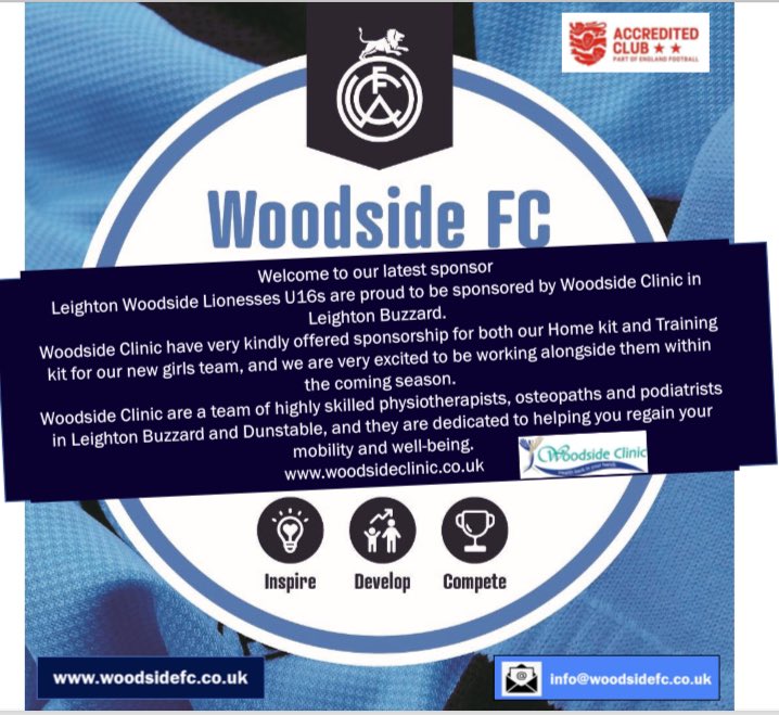 Woodsidefc75's tweet photo. Sponsorship announcement

Thank you to everyone at Woodside Clinic. https://t.co/mZKKrIlLsW