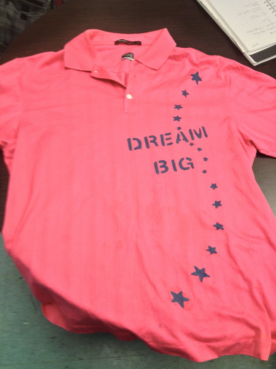 Dream Big! This is his original Dream Big shirt…funny story behind its creation. Allan Andrews, ⁦<a href="/thehockeyprof/">Allan Andrews</a>⁩ touched so many lives, helped give life to so many dreams. A legacy like no other. ✝️