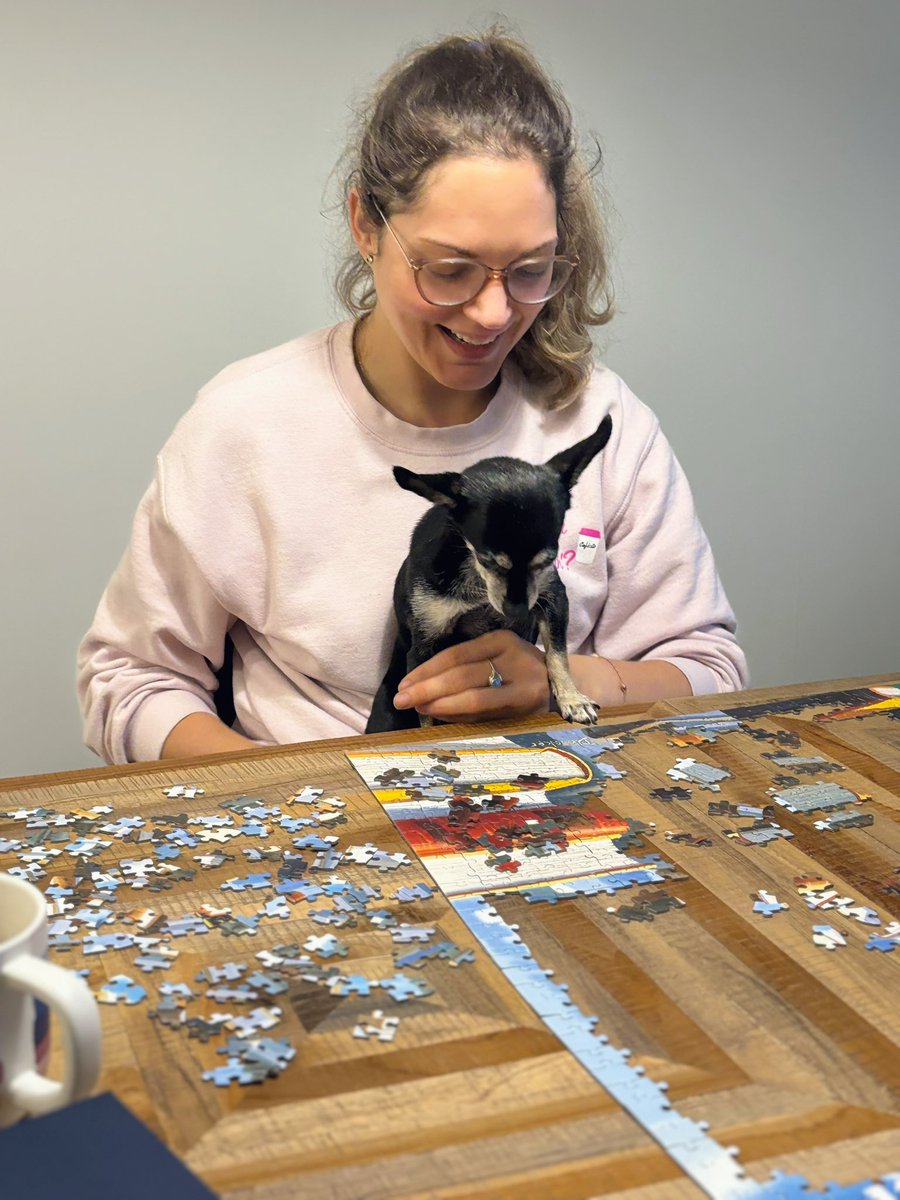 Just two peas in a puzzle 🧩🐶

P.s. this is “The New Yorker — bookopolis” puzzle, designed by Eric Drooker <a href="/NewYorkPuzzleCo/">NewYorkPuzzleCompany</a> <a href="/NewYorker/">The New Yorker</a>