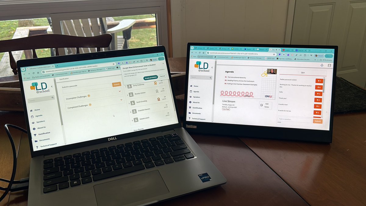 Learning with colleagues across Ontario from valued resources shared by <a href="/LDatSchool/">LD@school</a> at their #LDinsitute