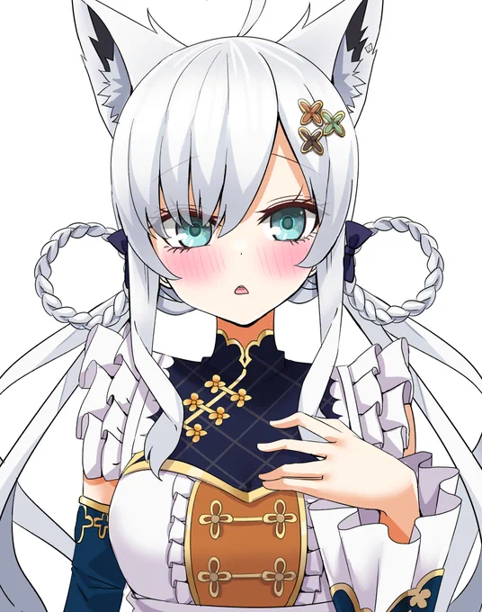 文字無しフブさんとメガネフブさん 